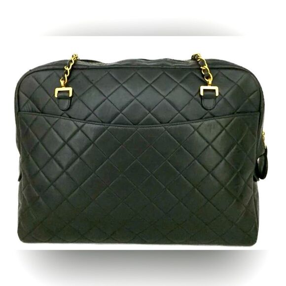 Vintage Chanel Quilted Matelasse Shoulder Bag - Picture 2 of 15